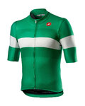 CASTELLI Kurzarm Fahrradtrikot - LA MITICA - Grün/Weiß