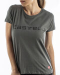 CASTELLI Kurzarm Fahrrad-Shirt - SPRINTER LADY - Grau