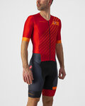CASTELLI Fahrrad-Unteranzug - FREE SANREMO 2 - Rot/Schwarz