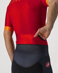 CASTELLI Fahrrad-Unteranzug - FREE SANREMO 2 - Rot/Schwarz