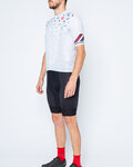 CASTELLI Kurzarm Radtrikot und Shorts - AVANTI - Schwarz/Silber/Grau