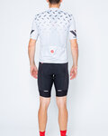 CASTELLI Kurzarm Radtrikot und Shorts - AVANTI - Schwarz/Silber/Grau