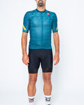 CASTELLI Kurzarm Radtrikot und Shorts - AVANTI II - Blau/Schwarz