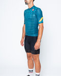 CASTELLI Kurzarm Radtrikot und Shorts - AVANTI II - Blau/Schwarz