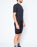 CASTELLI Kurzarm Radtrikot und Shorts - CLASSIFICA - Schwarz