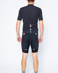 CASTELLI Kurzarm Radtrikot und Shorts - CLASSIFICA - Schwarz