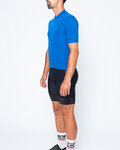 CASTELLI Kurzarm Radtrikot und Shorts - CLASSIFICA II - Blau/Schwarz