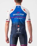 CASTELLI Kurzarm Fahrradtrikot - QUICK-STEP 2022 COMPETIZIONE - Blau/Weiß