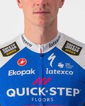 CASTELLI Kurzarm Fahrradtrikot - QUICK-STEP 2022 COMPETIZIONE - Blau/Weiß