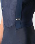 CASTELLI Lange Fahrradhose mit Trägern - QUICK-STEP 2022 - Blau
