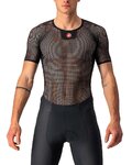 CASTELLI Kurzarm Fahrrad-Shirt - CORE MESH 3 - Schwarz