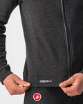 CASTELLI Kapuzenpullover - MILANO FZ FLEECE - Schwarz