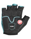 CASTELLI Fingerlose Fahrradhandschuhe - DOLCISSIMA 2  LADY - Schwarz/Hellblau