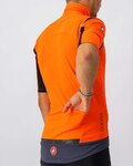 CASTELLI Kurzarm Fahrradtrikot - GABBA ROS - Orange/Blau