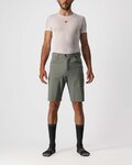 CASTELLI Fahrradshorts ohne Träger - UNLIMITED BAGGY - Grau