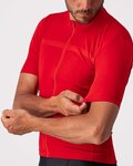 CASTELLI Kurzarm Fahrradtrikot - CLASSIFICA - Rot