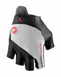 CASTELLI Fingerlose Fahrradhandschuhe - ROSSO CORSA PRO V - Weiß