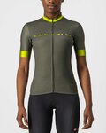 CASTELLI Kurzarm Fahrradtrikot - GRADIENT LADY - Grün