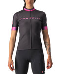CASTELLI Kurzarm Fahrradtrikot - GRADIENT LADY - Anthrazit