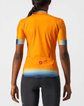 CASTELLI Kurzarm Fahrradtrikot - GRADIENT LADY - Orange