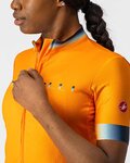 CASTELLI Kurzarm Fahrradtrikot - GRADIENT LADY - Orange