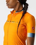 CASTELLI Kurzarm Fahrradtrikot - GRADIENT LADY - Orange
