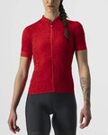 CASTELLI Kurzarm Fahrradtrikot - PROMESSA J. LADY - Rot
