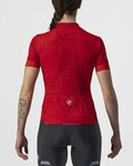 CASTELLI Kurzarm Fahrradtrikot - PROMESSA J. LADY - Rot