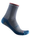 CASTELLI Klassische Fahrradsocken - ROSSO CORSA 11 LADY - Blau