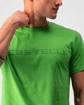 CASTELLI Kurzarm Fahrrad-Shirt - SPRINTER TEE - Grün