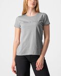 CASTELLI Kurzarm Fahrrad-Shirt - SPRINTER W TEE LADY - Grau