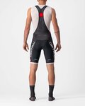 CASTELLI Kurze Fahrradhose mit Trägern - COMPETIZIONE KIT - Schwarz/Silber