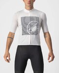 CASTELLI Kurzarm Fahrradtrikot - BAGARRE - Elfenbein