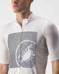 CASTELLI Kurzarm Fahrradtrikot - BAGARRE - Elfenbein