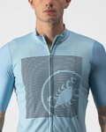 CASTELLI Kurzarm Fahrradtrikot - BAGARRE - Blau