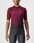 CASTELLI Kurzarm Radtrikot und Shorts - A TUTTA - Schwarz/bordeaux
