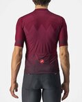 CASTELLI Kurzarm Radtrikot und Shorts - A TUTTA - Schwarz/bordeaux
