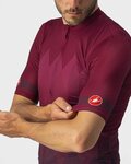 CASTELLI Kurzarm Fahrradtrikot - A TUTTA - bordeaux