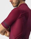 CASTELLI Kurzarm Fahrradtrikot - A TUTTA - bordeaux