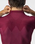 CASTELLI Kurzarm Fahrradtrikot - A TUTTA - bordeaux
