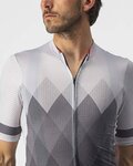 CASTELLI Kurzarm Fahrradtrikot - A TUTTA - Weiß/Grau