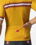 CASTELLI Kurzarm Fahrradtrikot - GRIMPEUR - Gelb