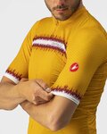 CASTELLI Kurzarm Fahrradtrikot - GRIMPEUR - Gelb