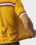CASTELLI Kurzarm Fahrradtrikot - GRIMPEUR - Gelb