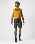 CASTELLI Kurzarm Fahrradtrikot - GRIMPEUR - Gelb