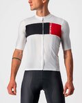 CASTELLI Kurzarm Fahrradtrikot - PROLOGO VII - Schwarz/Grau/Beige