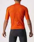 CASTELLI Kurzarm Fahrradtrikot - PROLOGO VII - Elfenbein/Schwarz/Orange