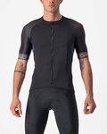 CASTELLI Kurzarm Fahrradtrikot - ENTRATA VI - Blau/Orange/Schwarz
