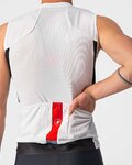 CASTELLI Ärmelloses Fahrradtrikot - ENTRATA VI - Elfenbein