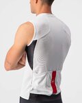 CASTELLI Ärmelloses Fahrradtrikot - ENTRATA VI - Elfenbein